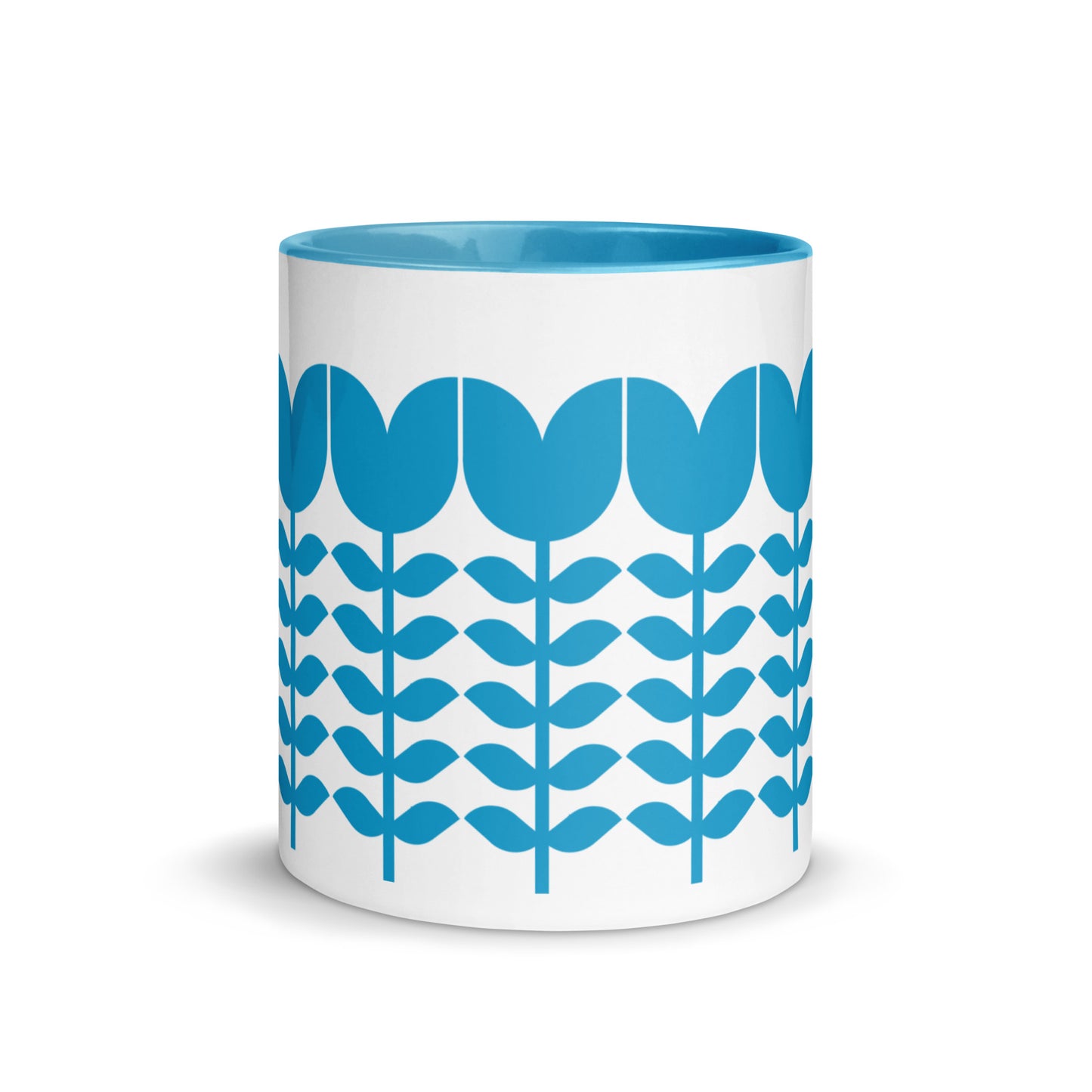Mug | Bauhaus | Blue Flowers