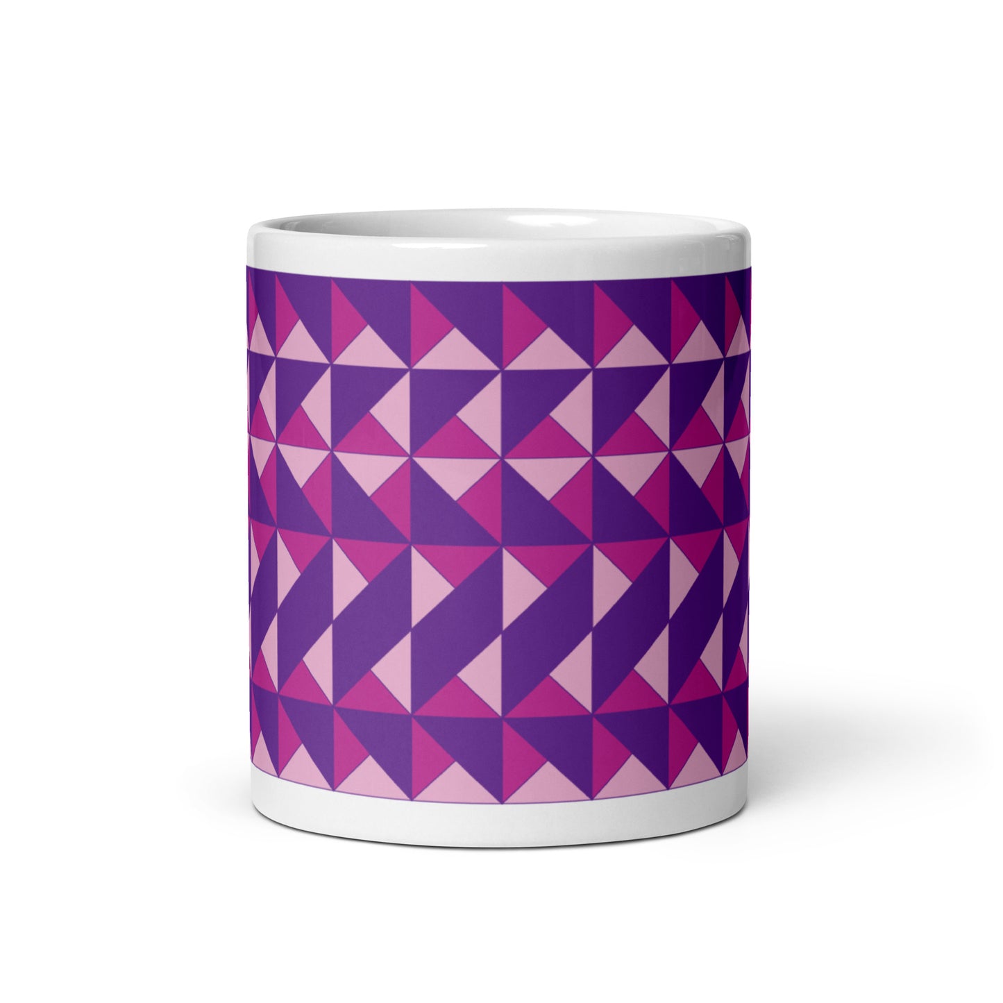 Mug | Shapes | Red Triangles